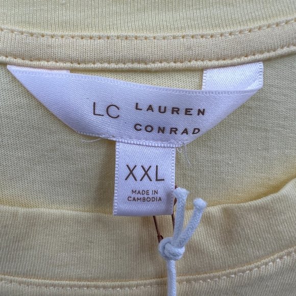 Lauren Conrad Women's Yellow Laguna Beach Graphic Tee Size XXL - Picture 5 of 6